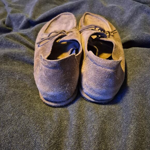 Birkenstock Utti Lace Suede Leather Gray Taupe Moc-toe Mens size EU 46 US 13 main image 6